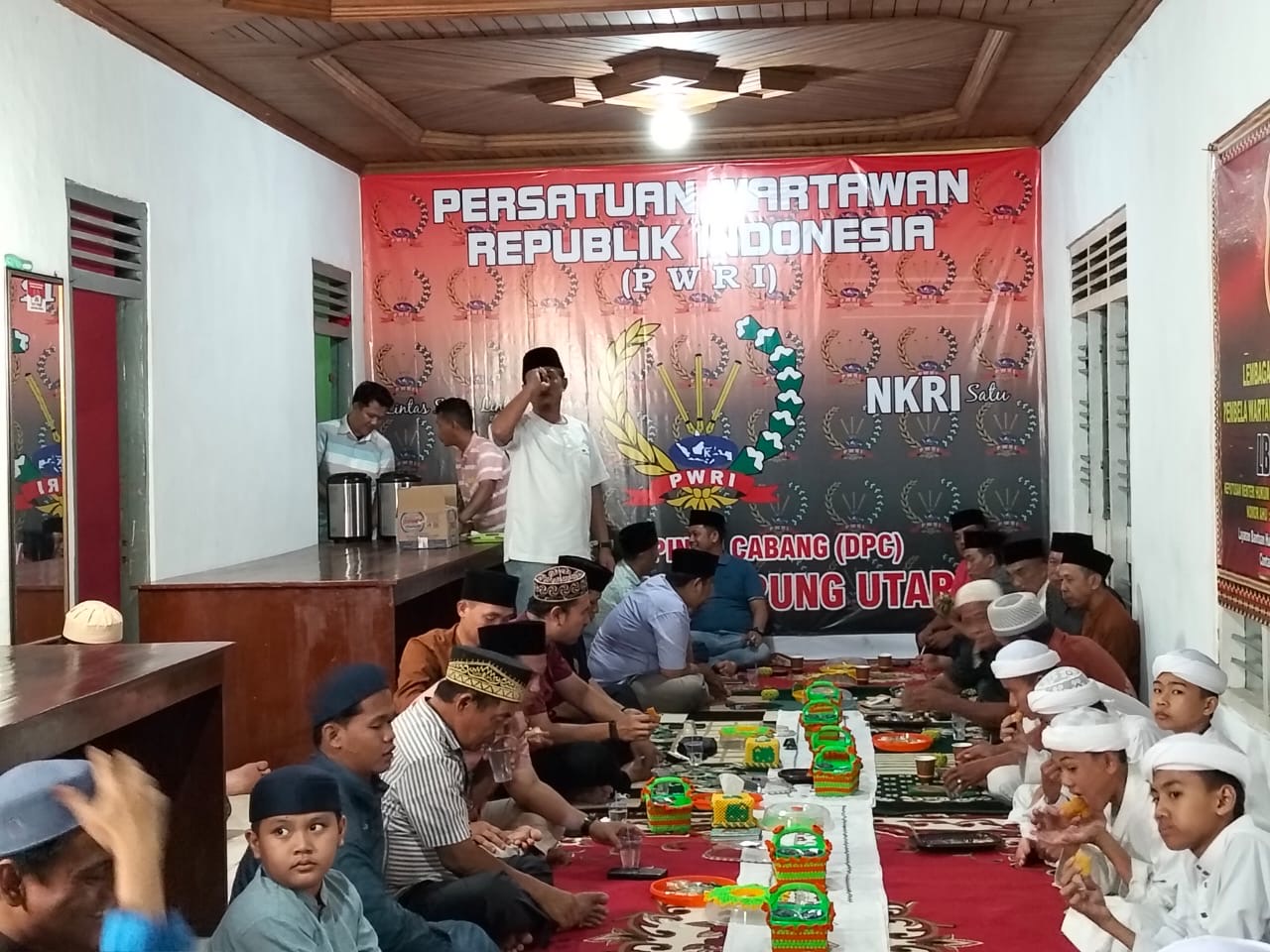 DPC PWRI Lampura Gelar Syukuran Kantor Baru
