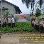 Pastikan Tidak Ada Aktivitas Pertambangan Emas Tanpa Izin Di Wilayah Kecamatan Sungai Laur, Personel Gabungan Polsek Sungai Laur Lakukan Patroli Susur Sungai Dan Himbauan Kepada Warga