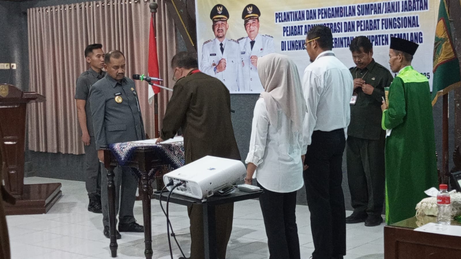 Pelantikan Pejabat Pemalang, Bupati Anom : Ini Baru Warming Up dan Jangan Percaya Isue