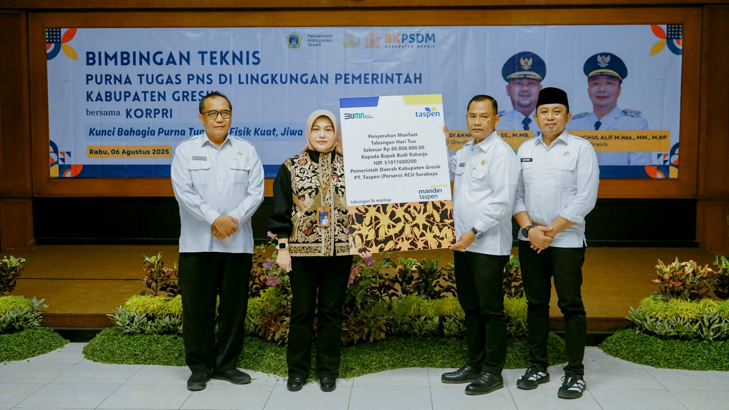Pemkab Gresik Gelar Bimtek Pembekalan bagi PNS Menjelang Purna Tugas