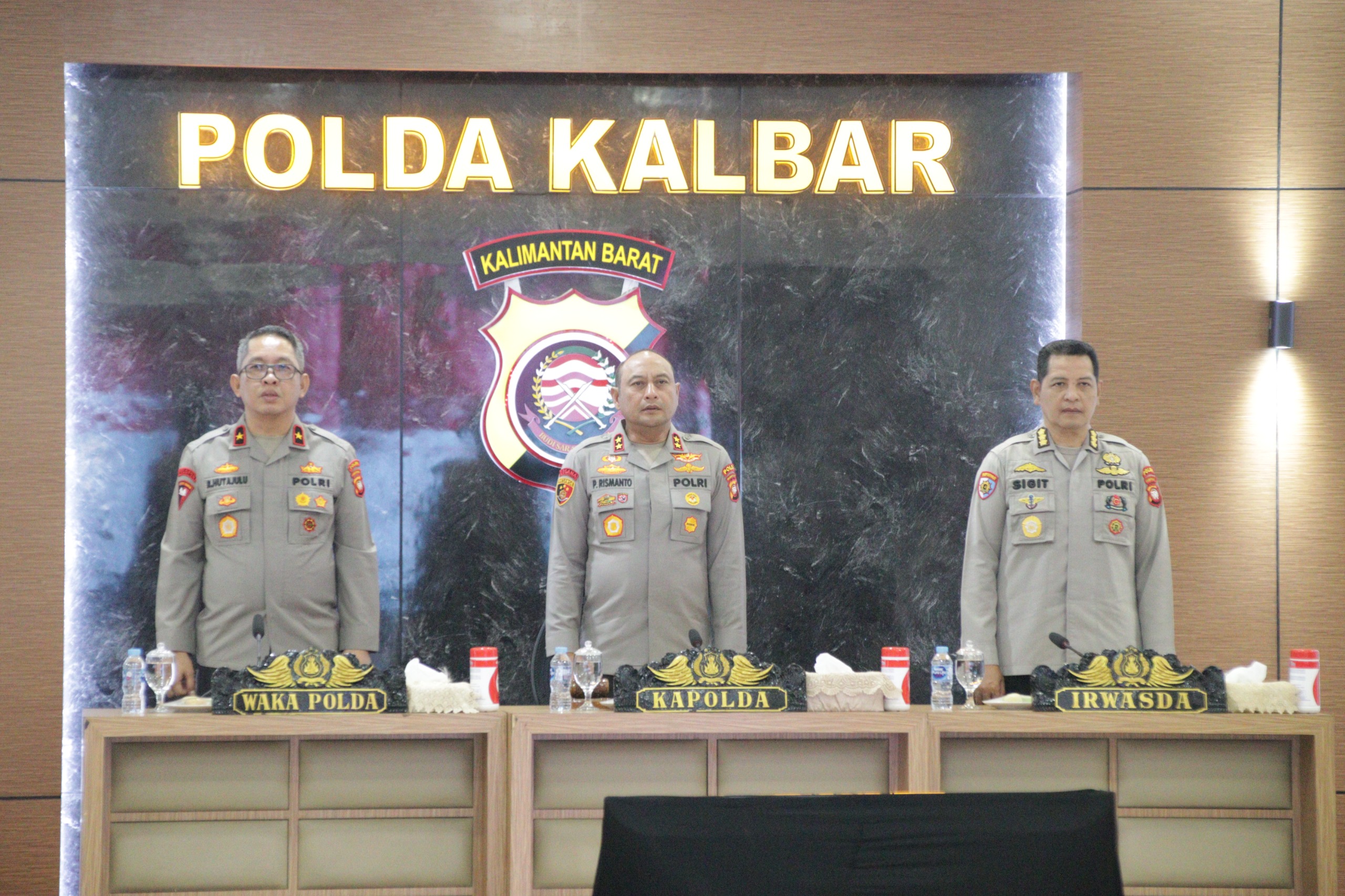 Kapolda Kalbar Pimpin Anev Gelar Operasional Triwulan II 2025 dan Ketahanan Pangan
