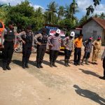 Siaga Karhutla, Polres Ketapang Bersama BPBD Dan Masyarakat Peduli Api Dirikan Tenda Pos Penanggulangan Titik Api Di Desa Pelang