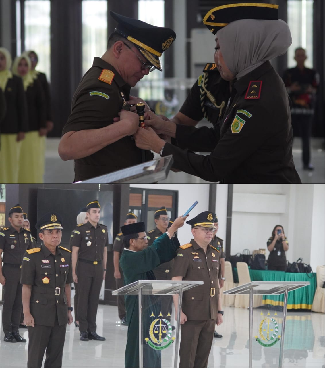 Pelantikan, Pengambilan Sumpah Jabatan Dan Serah Terima Jabatan Pejabat Eselon II Dan III Di Lingkungan Kejaksaan Tinggikalimantan Barat