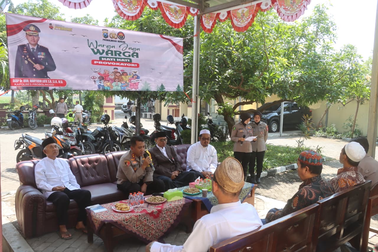 Laksanakan Silaturahmi dengan Toga dan Tomas, Kapolres Ajak Jaga Kondusifitas Kabupaten Probolinggo