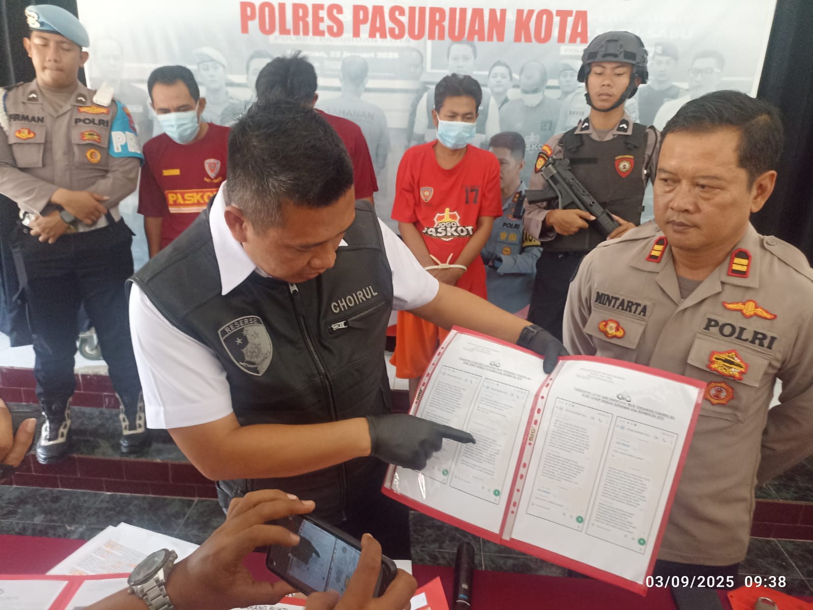 Polres Pasuruan Kota Berhasil Mengamankan Tiga Polisi Gadungan