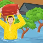Hujan Deras Guyur Kubu Raya, Polres Kubu Raya Minta Warga Siaga Banjir Rob