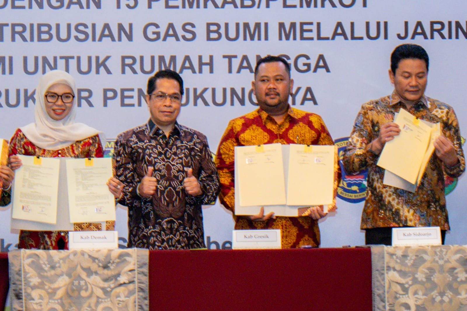 Perkuat Komitmen Penyediaan dan Pendistribusian Jaringan Gas Rumah, Pemkab Gresik Teken MoU dengan Ditjen Migas Kementerian ESDM