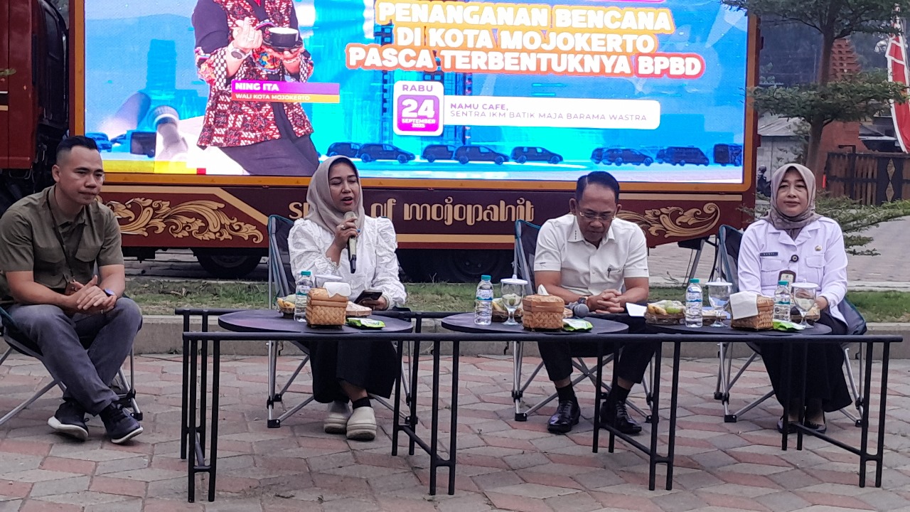 Peresmian BPBD Kota Mojokerto, Pemkot Adakan Dialog Dengan Media