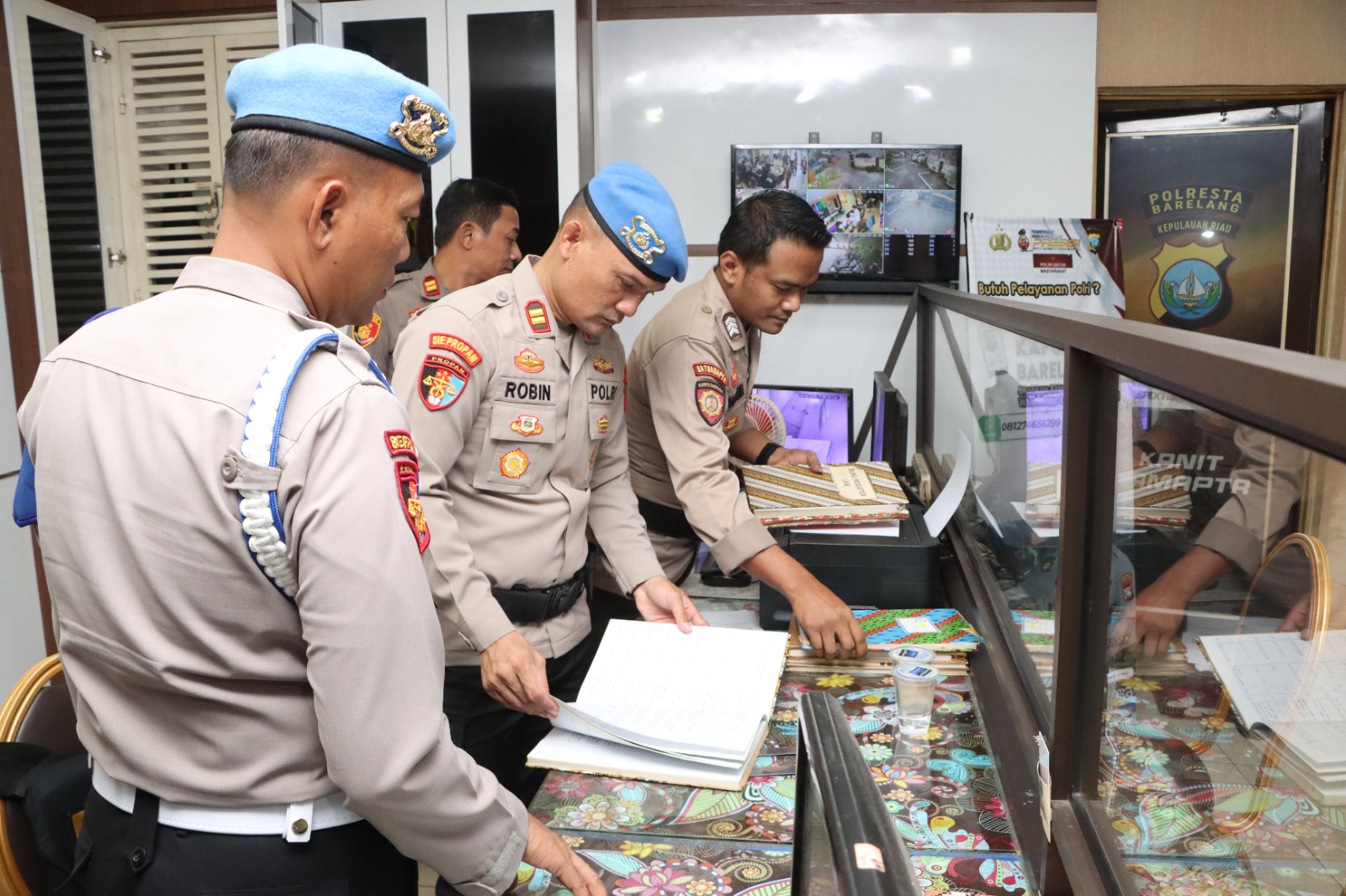 Sipropam Polresta Barelang Gelar Ops Gaktiblin dan Binetika di Polsek Lubuk Baja