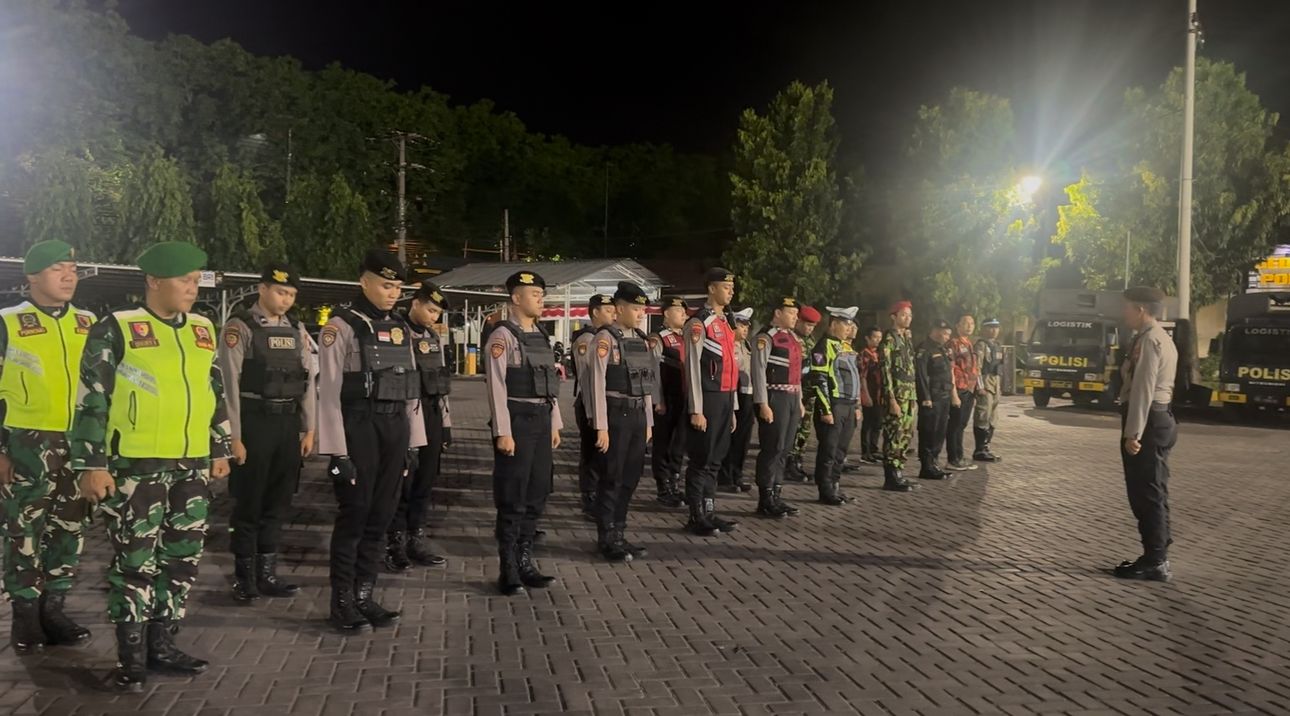 Situasi Kamtibmas Terkendali, Polres Pasuruan Terus Laksanakan Patroli Skala Besar untuk Jogo Pasuruan