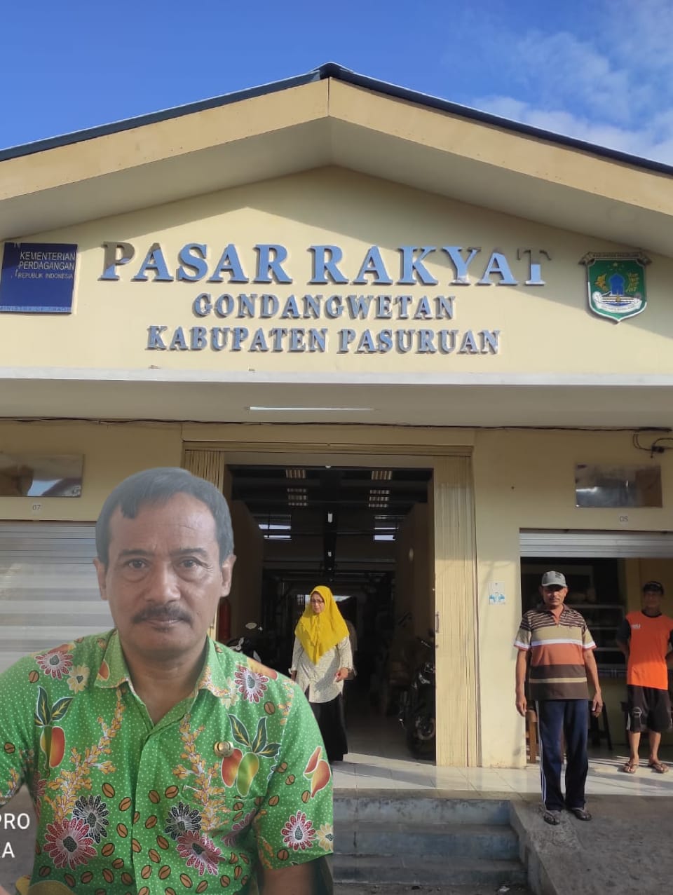 Pasar Rakyat Gondang Wetan Pendukung PAD Pemerintah Daerah Kabupaten Pasuruan