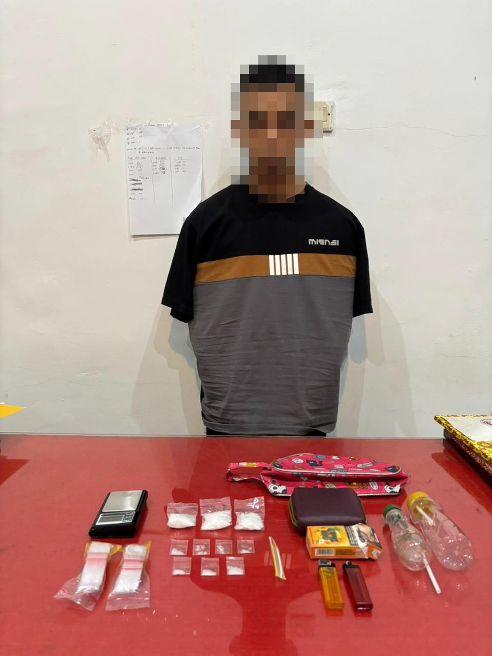 Satuan Reserse Narkoba Polres Ketapang Amankan Seorang Pria Pengedar Narkoba Di Kecamatan Matan Hilir Selatan