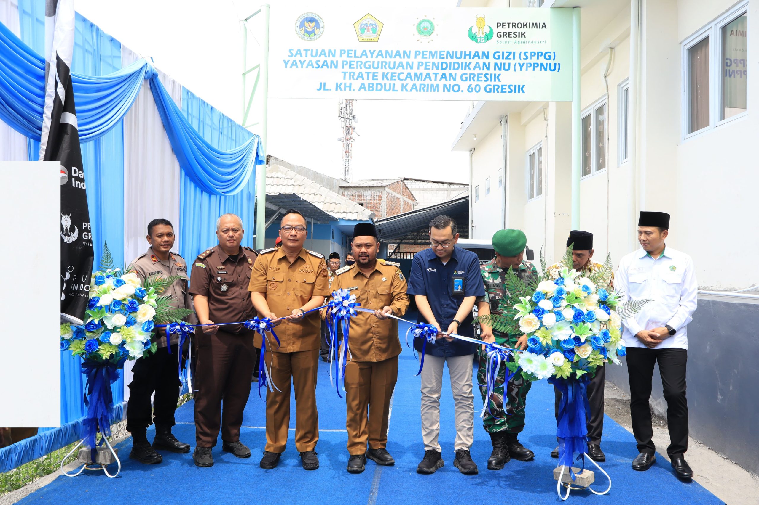 Bupati Gresik Resmikan SPPG Dapur Hibrid di Yayasan PPNU Trate, Kolaborasi untuk Gizi Anak yang Berkualitas