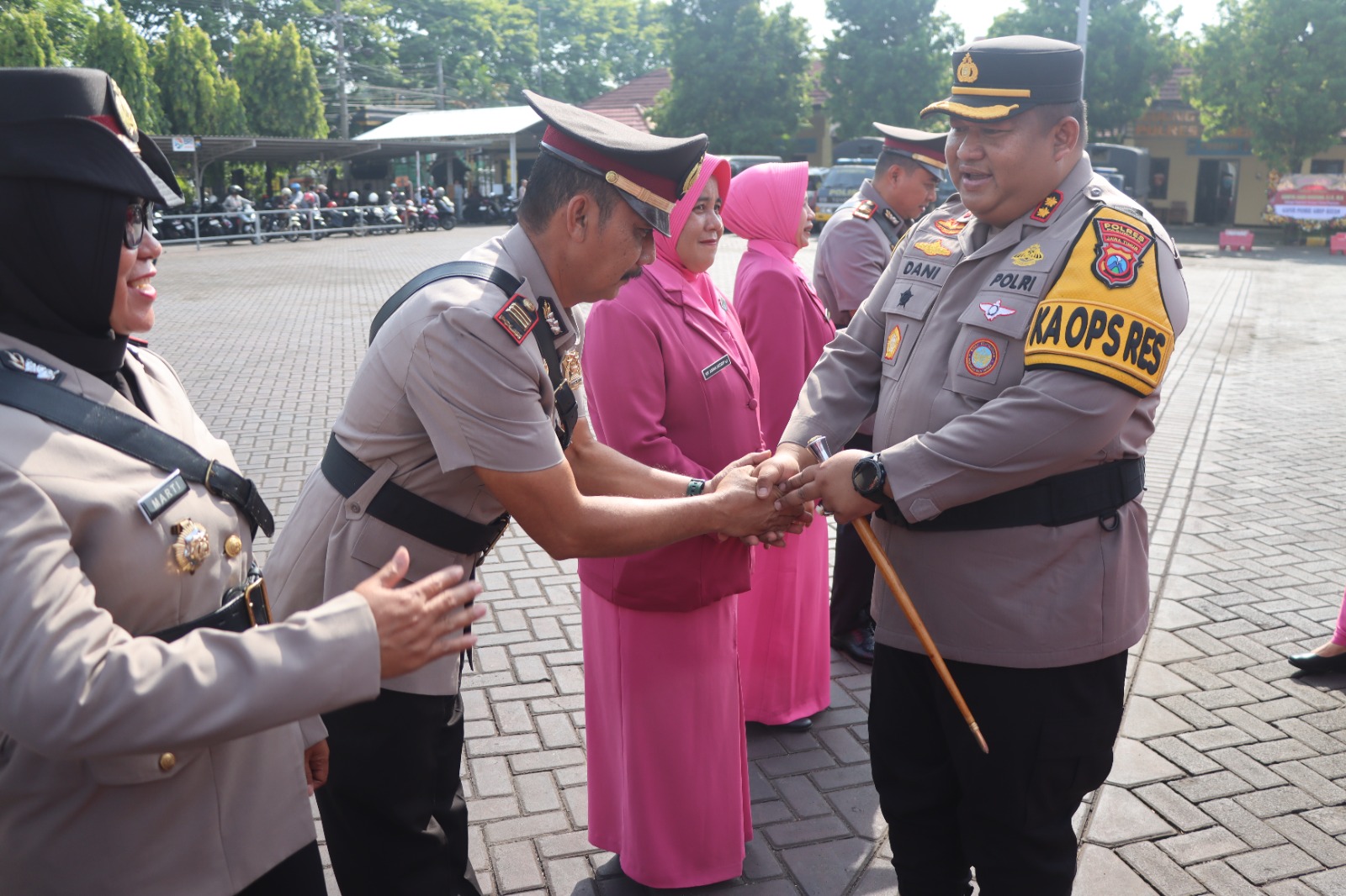 Kapolres Pasuruan Pimpin Sertijab Kabag SDM dan Sejumlah Kapolsek Jajaran