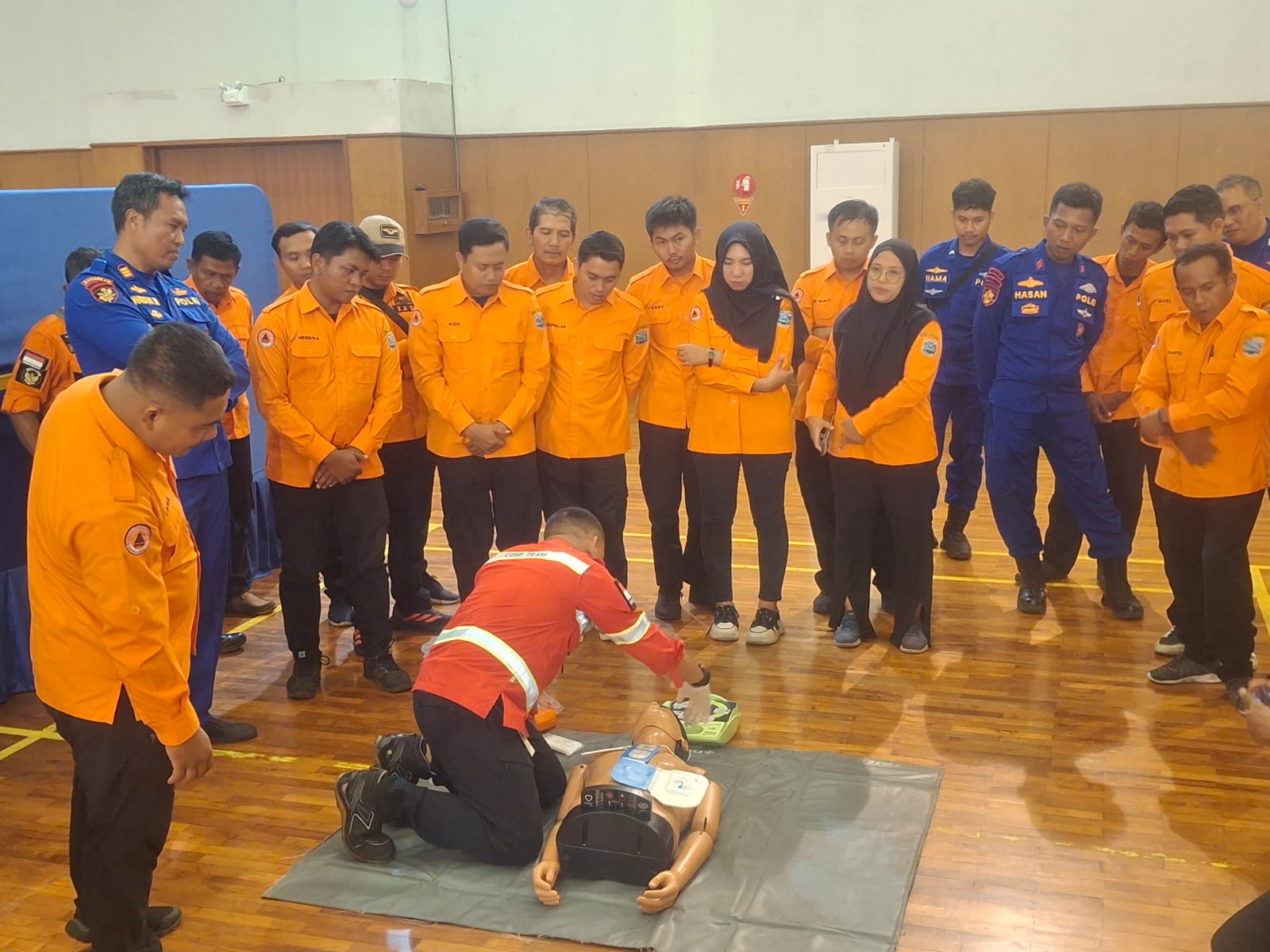 Tingkatkan Kesiapan Personel, Polres Probolinggo, BPBD, dan Tim Rescue PT.POMI Paiton Gelar Latihan SAR
