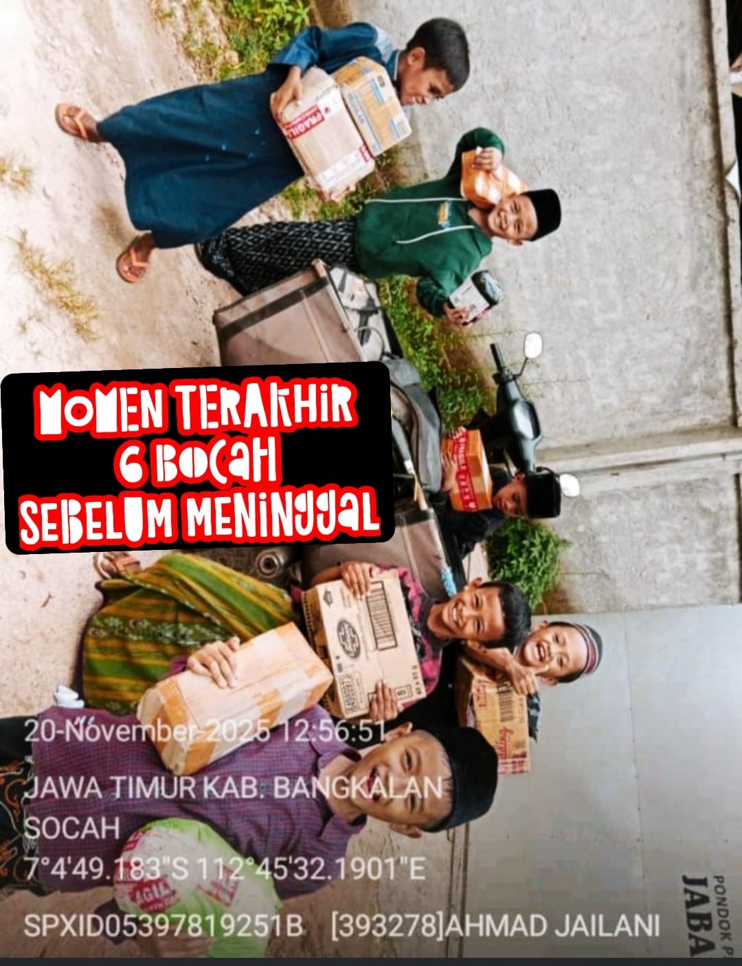 Tragedi Bukit Jaddih, Bangkalan: 6 Santri Tewas Tenggelam di Kubangan Air Bekas Galian