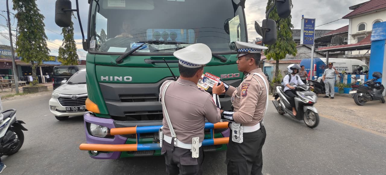 Baru Tiga Hari, Ratusan Pelanggar Terciduk dalam Operasi Zebra Polres Kubu Raya