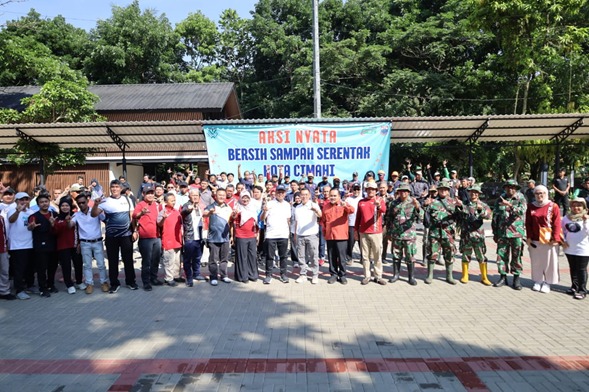 Aksi Nyata Bersih Sampah Serentak, Langkah Konkret Pemerintah Kota Cimahi Menuju Zero Waste: