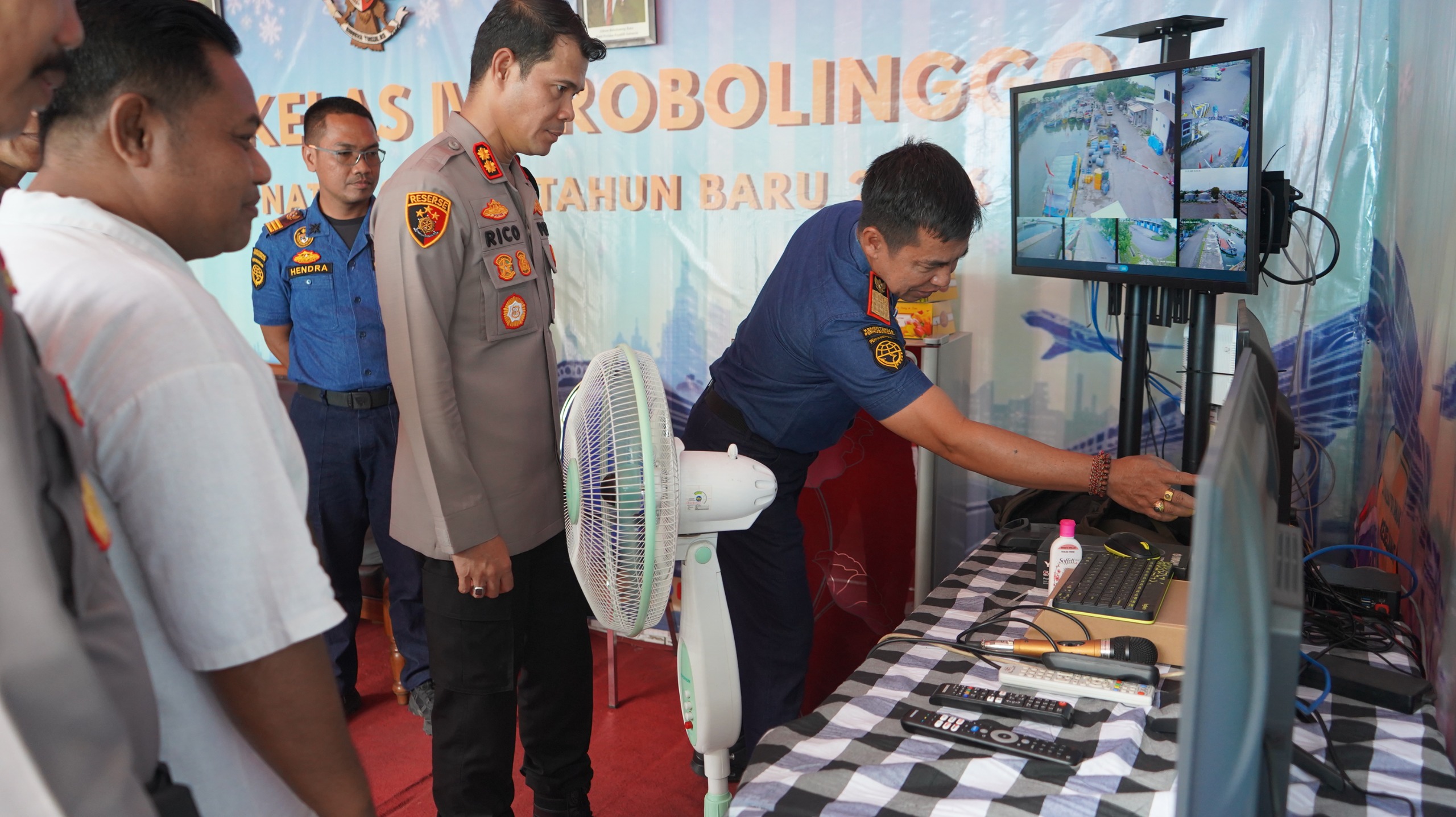 Kapolres Probolinggo Kota Cek Pos Terpadu dan Pos Pam Jelang Natal dan Tahun Baru 2026