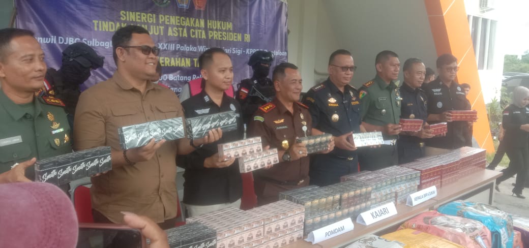 Penemuan Rokok Ilegal Terbesar Oleh Bea Cukai