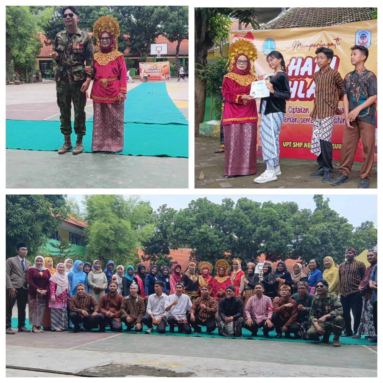 Peringati Hari Pahlawan SMP Negeri 5 Pasuruan Menggelar Teatrikal