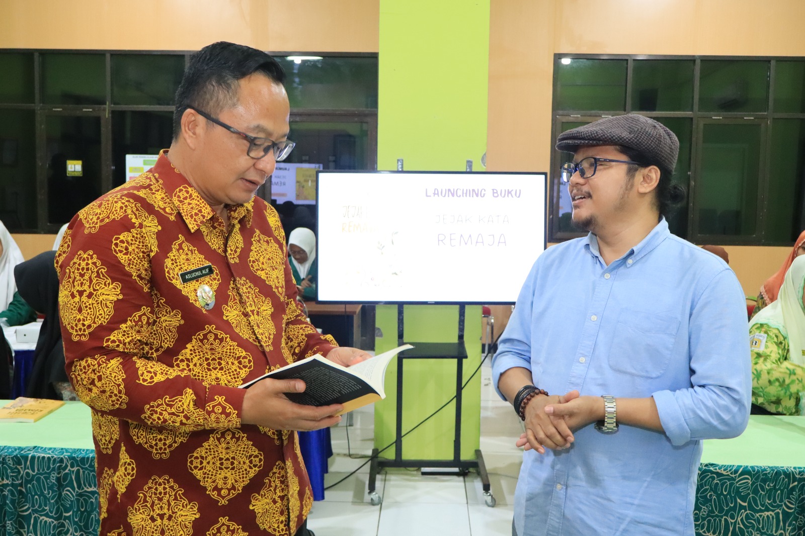 Dinas Perpustakaan dan Kearsipan Sukses Luncurkan Buku Antologi Cerpen Jejak Kata Remaja Karya Siswa Gresik