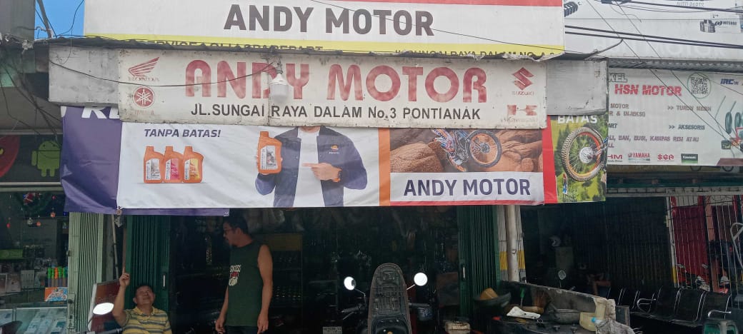 ANDI Motor : Jika Daya Motor Tidak Membongkar Pagar Bangunanya ,Saya Akan Membangun Kembali Karnopi Saya Yang Dirobohkan