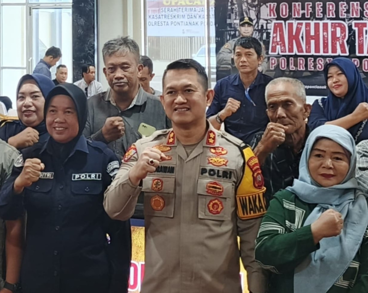 Jelang Akhir Tahun Polresta Pontianak Konferensi Pers Ungkap Kasus Tindak Pidana Sepanjang Tahun 2025