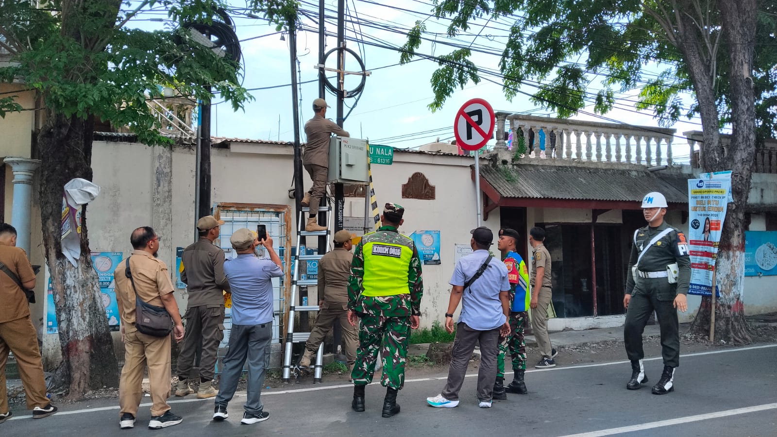 Pemkot Mojokerto Tertibkan Kabel Fiber Optik Mulai Hari Ini, Tegakkan Perda Nomor 4 Tahun 2015