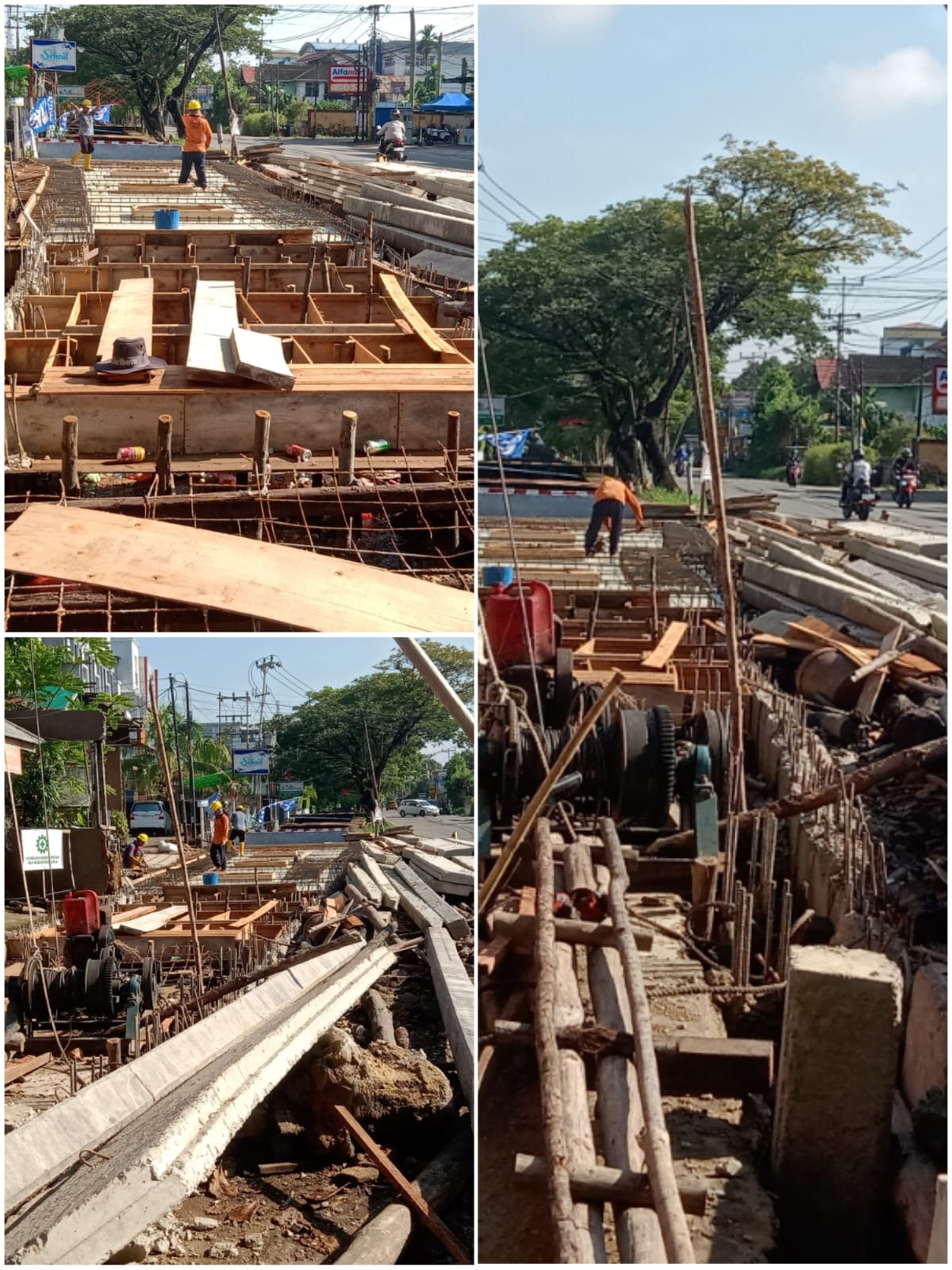 Jalan Perdana Pontianak Selatan Dibangun Turap