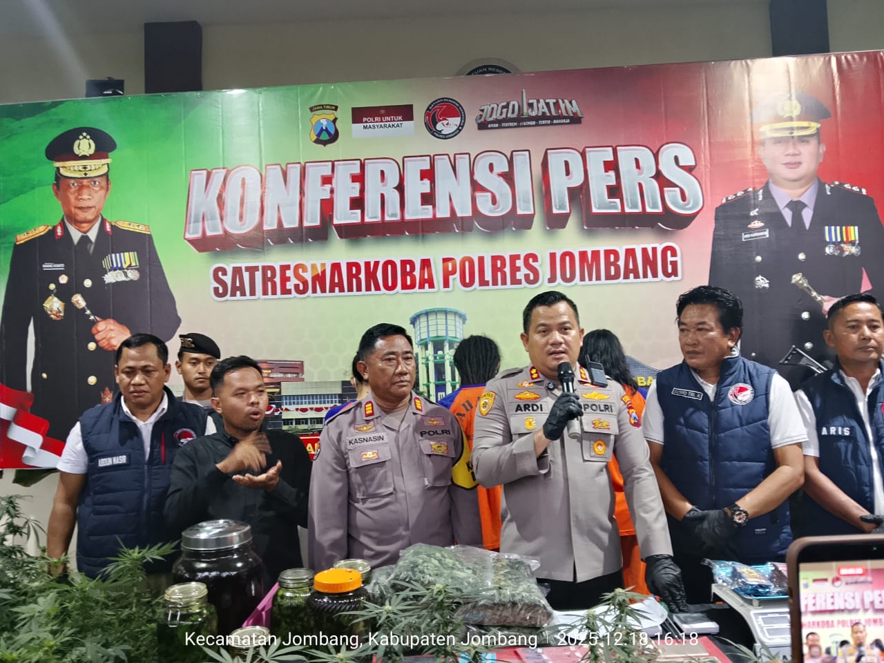 Residivis Narkotika Lima Kali Keluar Penjara Otaki Greenhouse Ganja di Jombang
