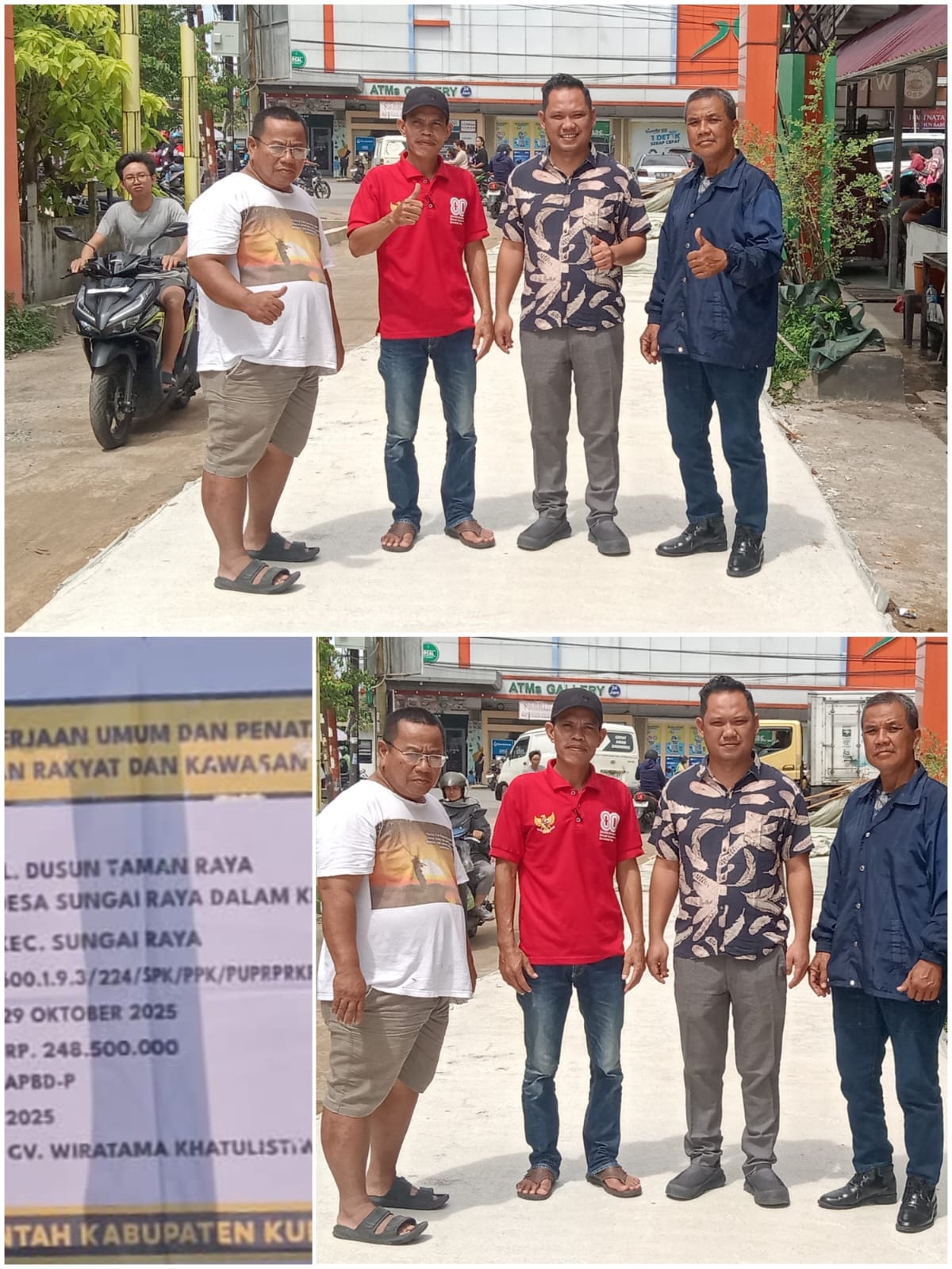 Ismawan Kepala Dusun Taman Raya Sesalkan Ada Pemberitaan Proyek Siluman Diwilayahnya