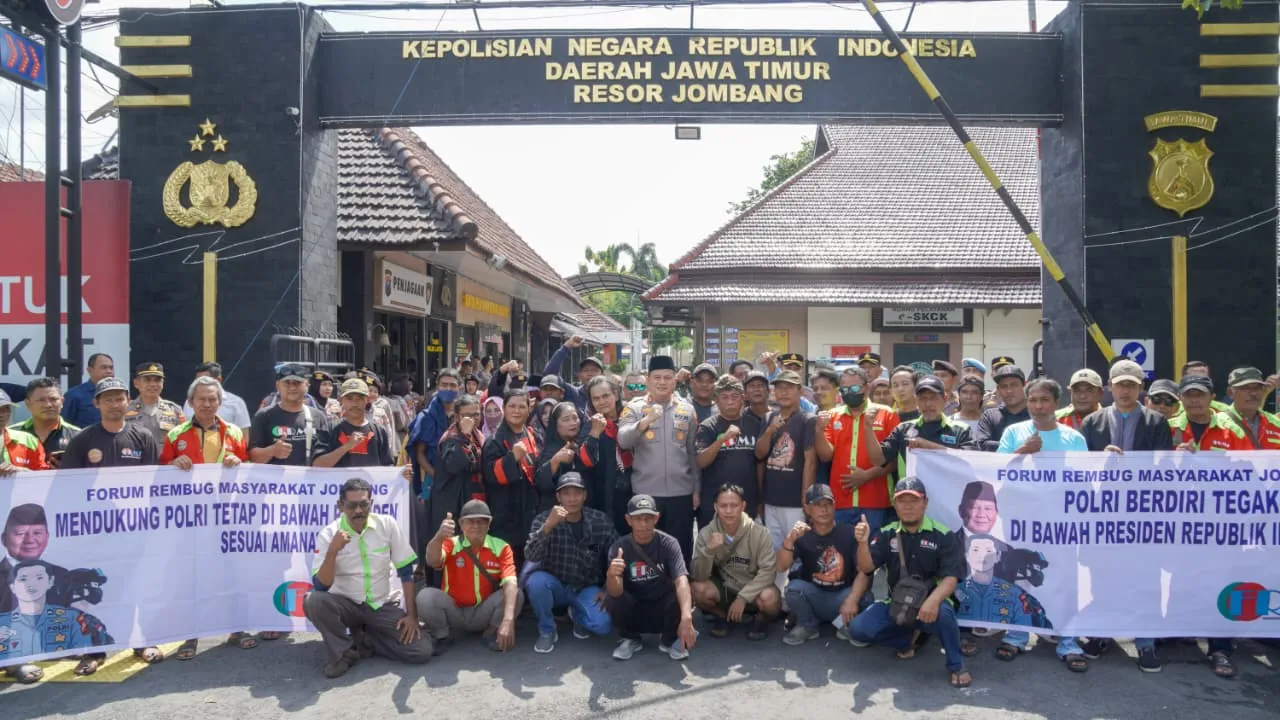 Forum Rembuk Masyarakat Jombang, Dukung Polri Tetap di Bawah Presiden