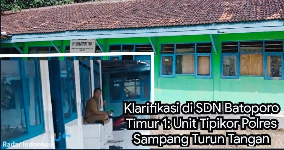 Dugaan Korupsi di SDN Batoporo Timur 1: Unit Tipikor Polres Sampang Lakukan Klarifikasi