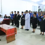 Wabup Ariston Sidauruk Lantik 75 Pejabat di Lingkungan Pemerintah Kabupaten Samosir