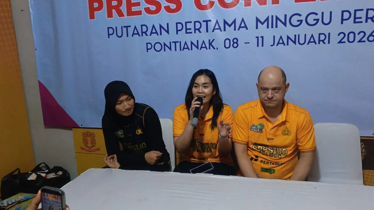 Selaku Tuan Rumah, Popsivo Polwan Dominasi di Putaran Pertama Proliga 2026 Pontianak
