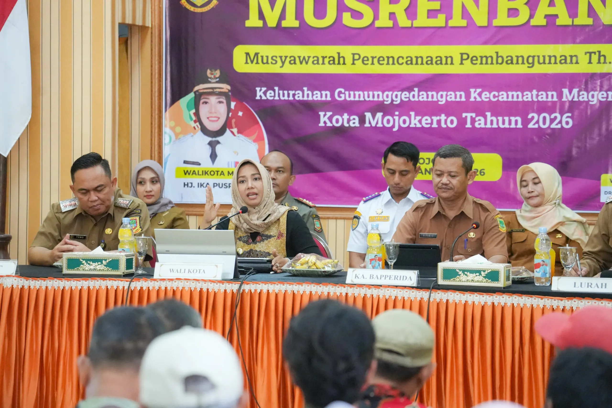 Buka Musrenbang Kelurahan Gununggedangan, Peningkatan Daya Saing Sektor Unggulan Ekonomi Kota Mojokerto jadi Atensi