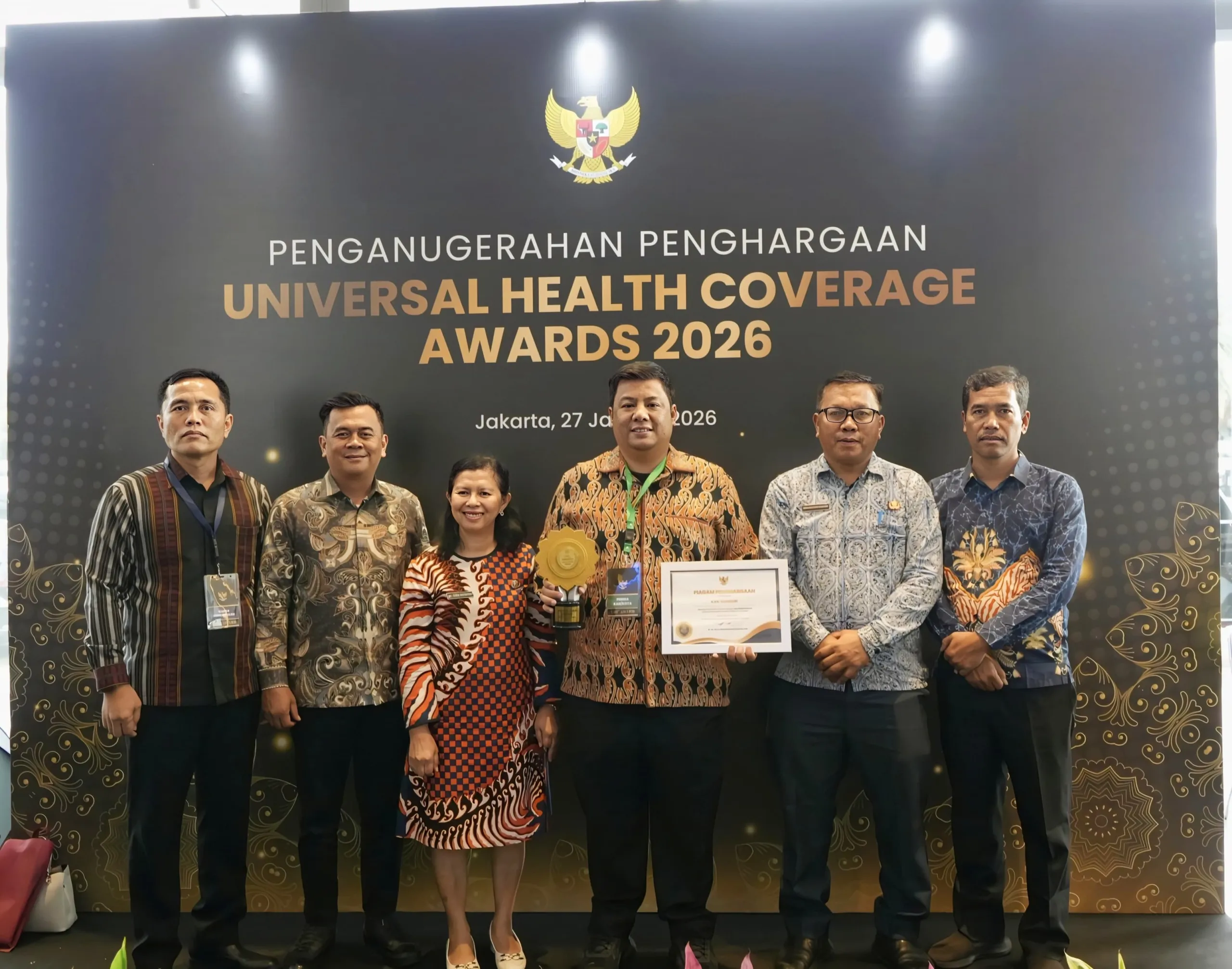 Tiga Kali Berturut-turut, Kabupaten Samosir Raih Penghargaan UHC Awards 2026