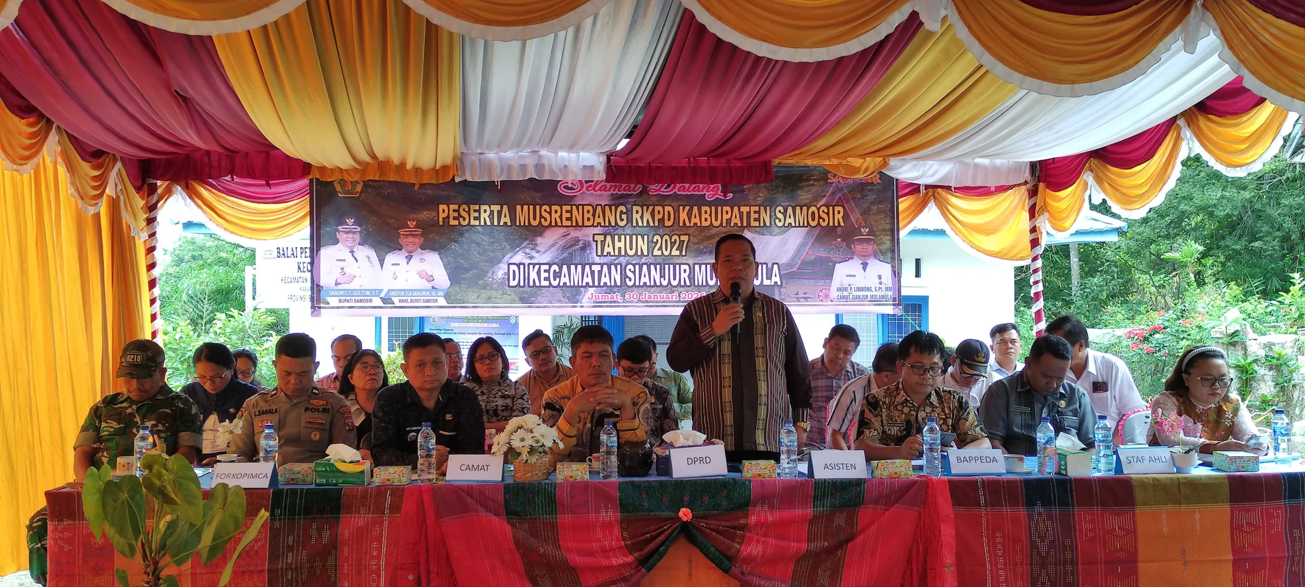 Musrenbang RKPD Kabupaten Samosir Tahun 2027 Tingkat Kecamatan di Kecamatan Sianjur Mulamula