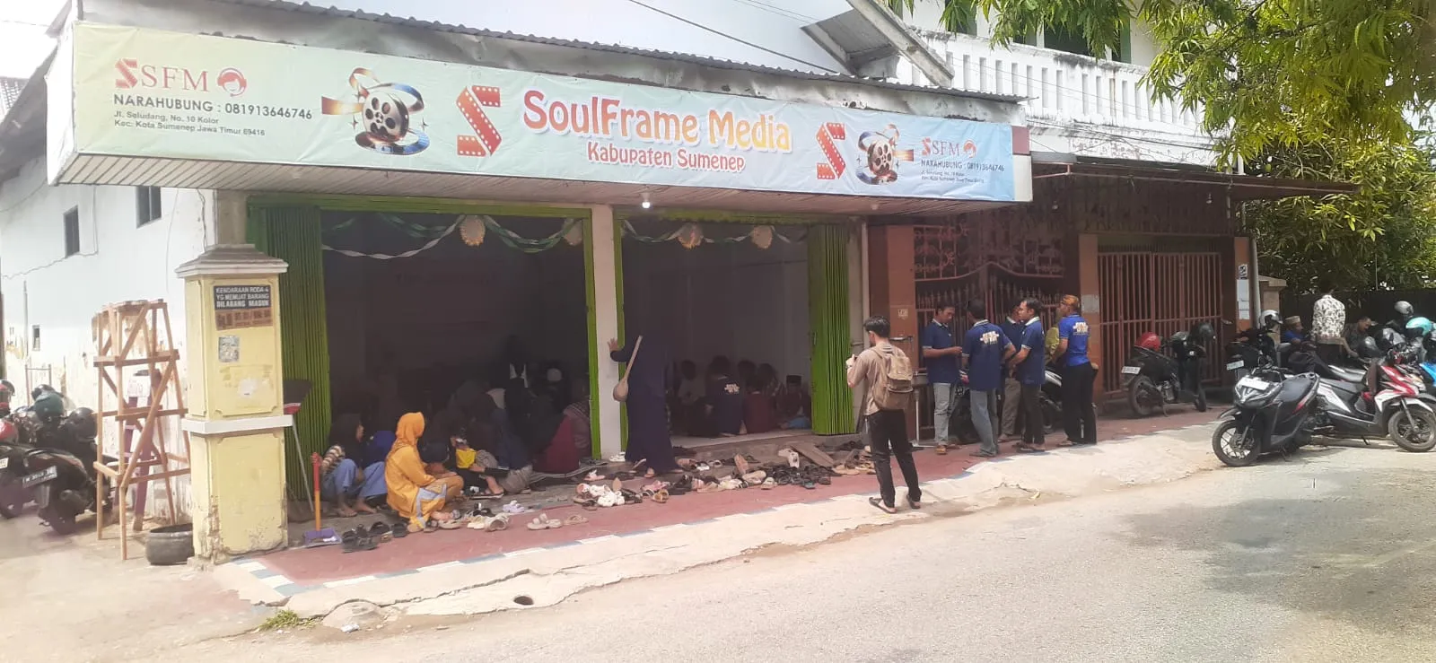Kantor koordinator SFM di Jl.Seludang Sumenep saat diresmikan