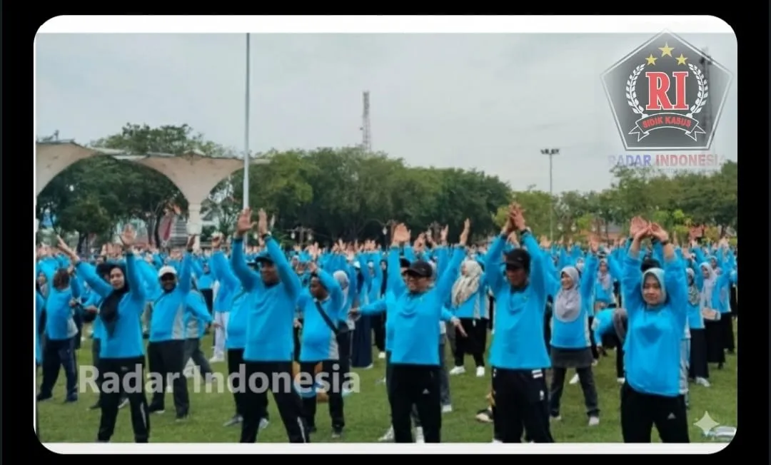 Sinergi Membangun Umat, Bupati Sampang Hadiri Senam Kerukunan HAB Ke-80 Kemenag