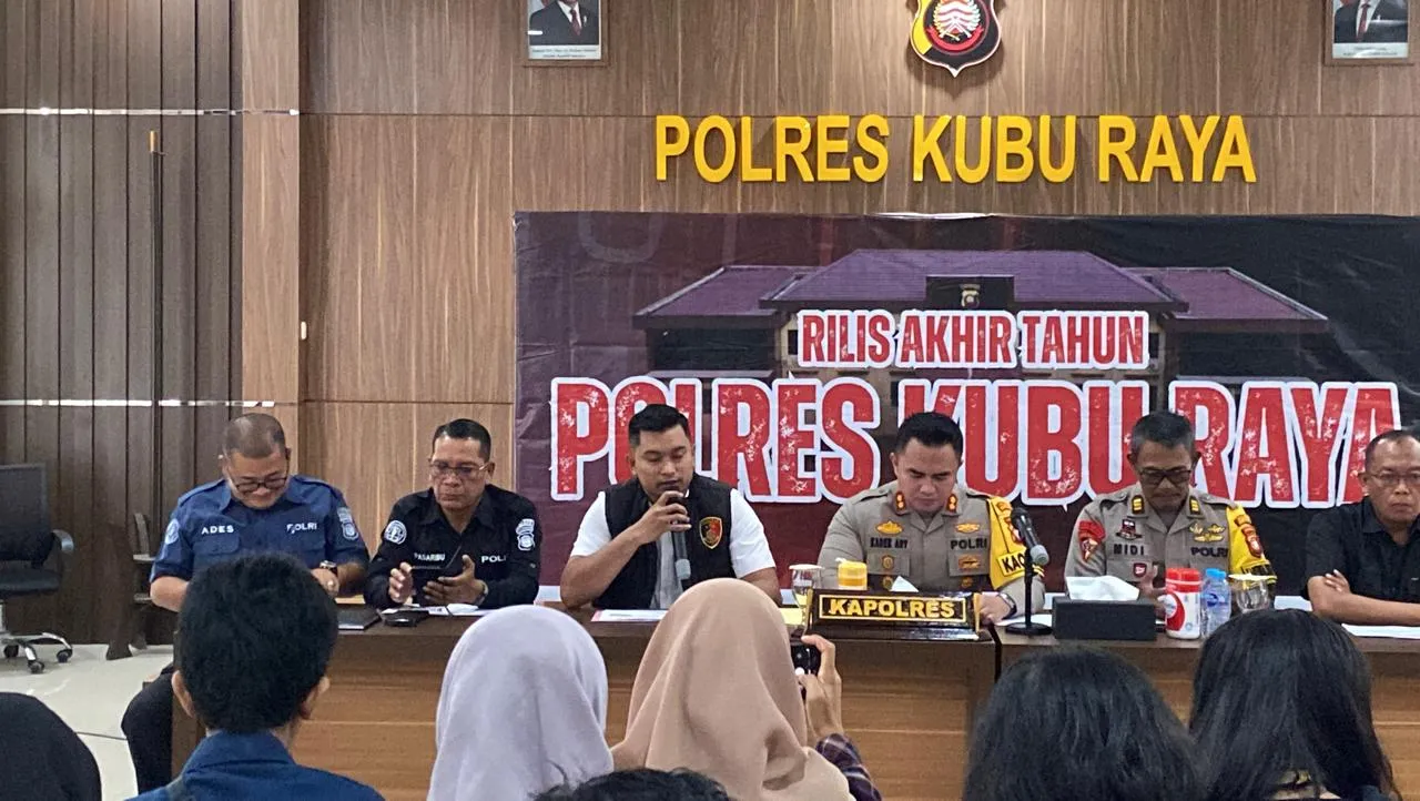437 Kasus Diselesaikan Polres Kubu Raya Selama 2025, Kapolres Tegaskan Komitmen Berantas Kejahatan