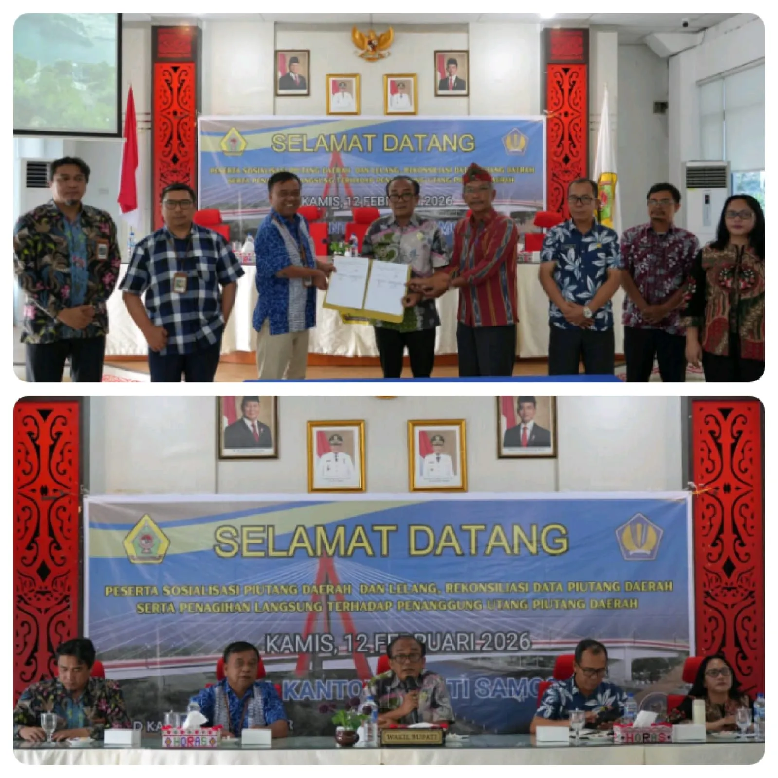 Pemkab Samosir Gelar Sosialisasi Piutang Daerah dan Lelang BMD Bersama KPKNL