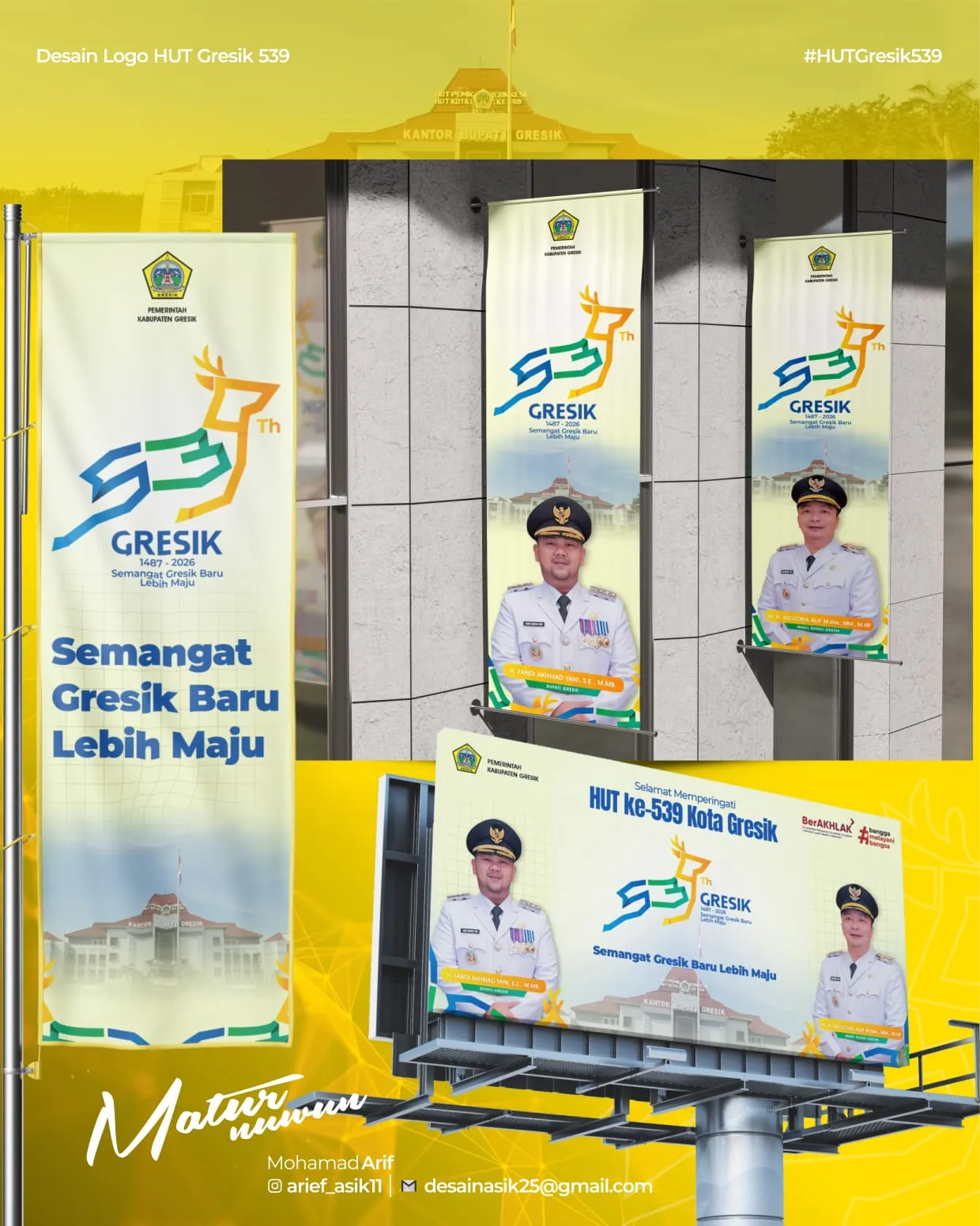 HUT ke 52 Pemkab Gresik dan Hari Jadi Gresik Ke 539