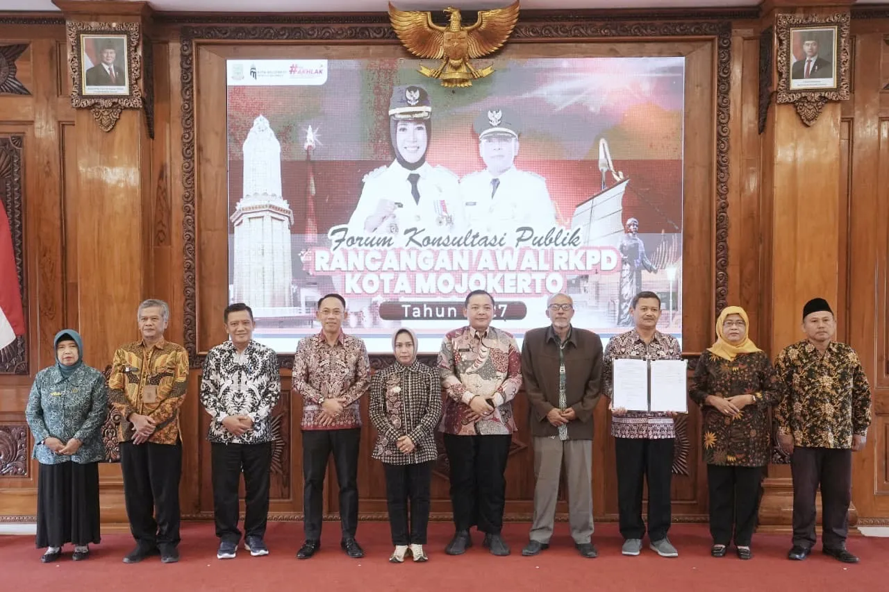 Forum Konsultasi Publik Ranwal RKPD Kota Mojokerto Tahun 2027, Wali Kota Tekankan Pentingnya Aspirasi Bottom-Up