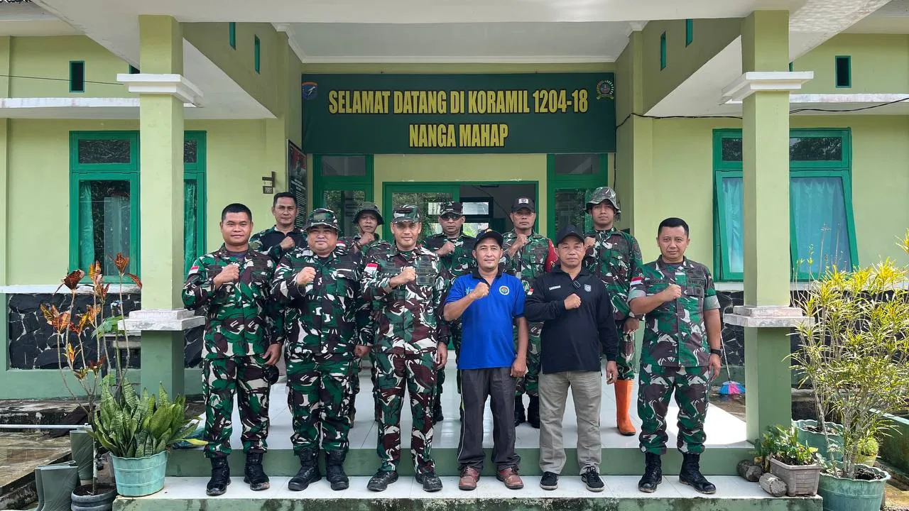 Danrem 121/Abw Kunjungi Kodim 1204/sanggau Jembatan