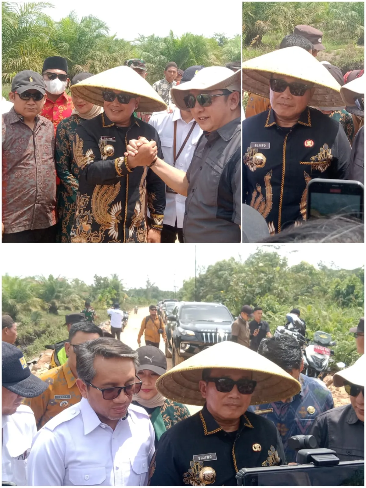 Bupati Sujiwo Gandeng DPR RI dan PUPR Pusat Tinjau Infrastruktur Desa Bengkarek Sungai Ambawang