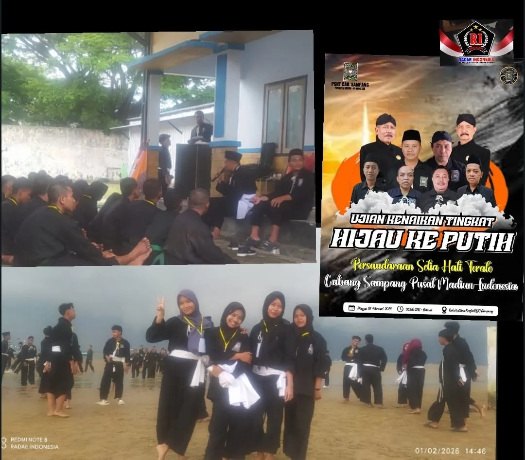 Oknum Penghujat Harus Sadar dan Dewasa: PSHT Cabang Sampang Buktikan Kualitas Lewat UKT Sabuk Putih