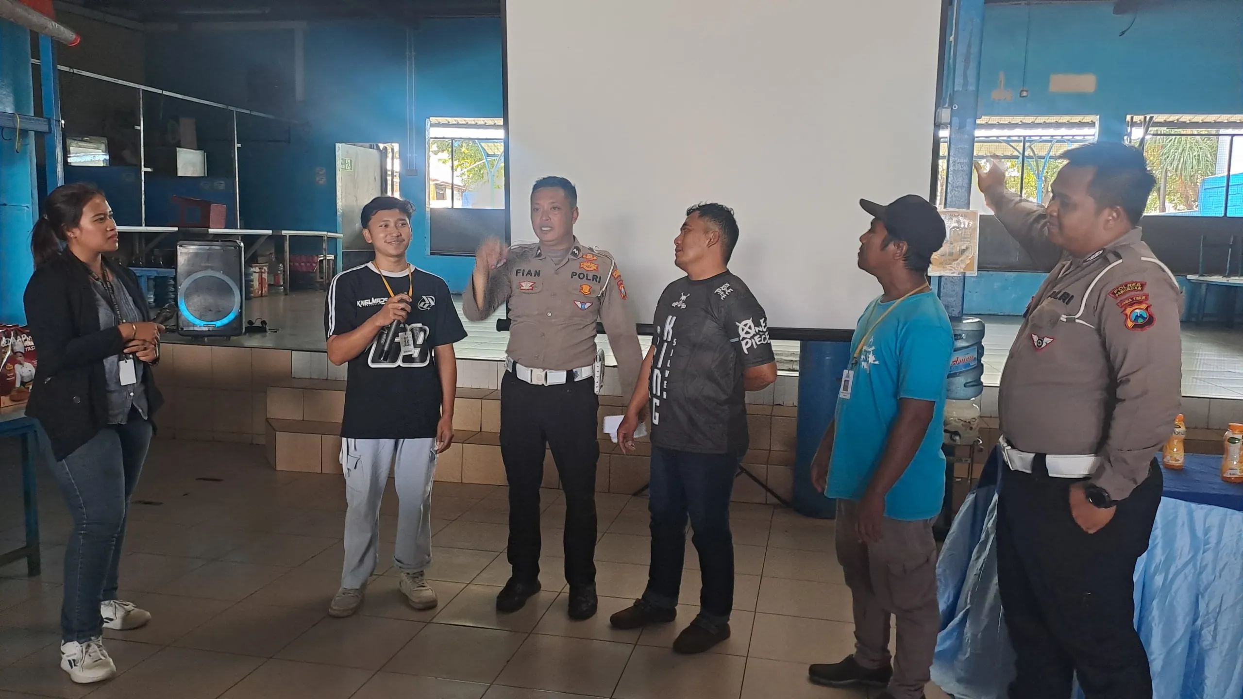 Tekan Angka Kecelakaan Jelang Mudik 2026, Satlantas Polres Pasuruan Gelar Safety Riding di PT Mega Marin Pride