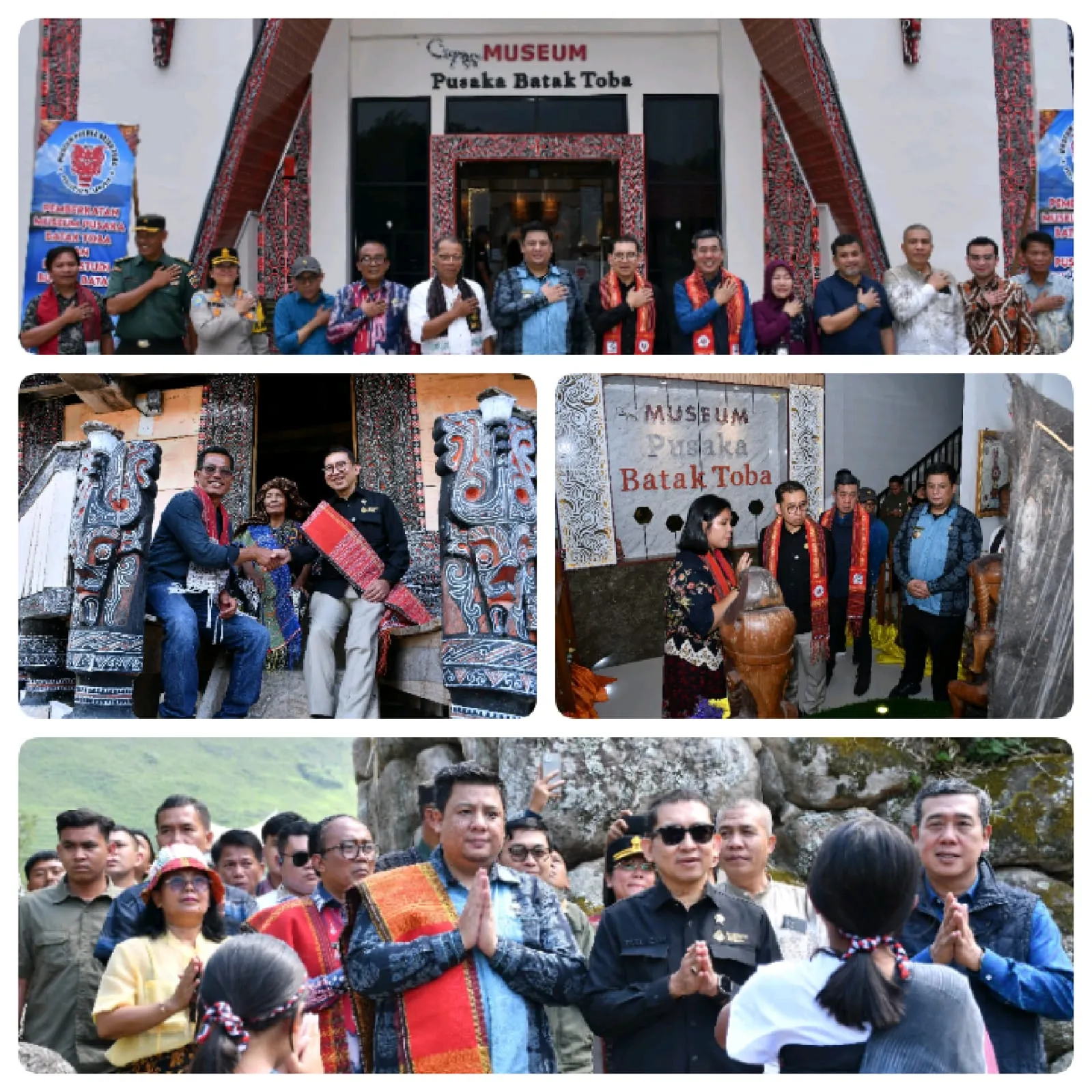 Bupati Sambut Kedatangan Menteri Kebudayaan Fadli Zon di Cagar Budaya Desa Hariara Pohan